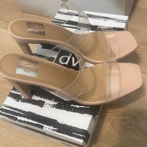 DV by Dolce Vita Blush and Clear Heels